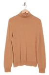 Stewart Of Scotland Turtleneck Cashmere Sweater In Camel