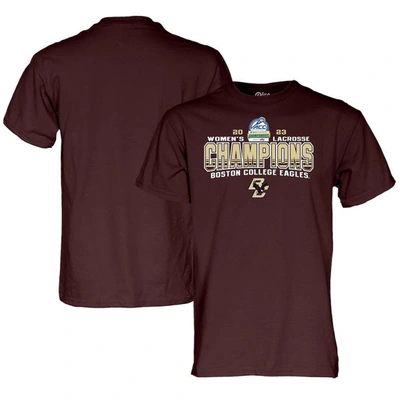 Blue 84 Lacrosse Tournament Champions T-shirt In Maroon