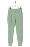90 Degree By Reflex Greenwich Interlock Joggers In Green Bay