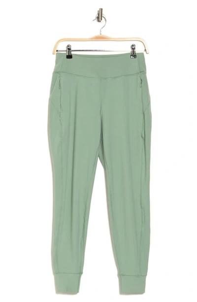 90 Degree By Reflex Greenwich Interlock Joggers In Green Bay