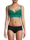 Cosabella Women's Never Say Never Sweetie Soft Bra In Emerald