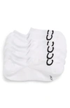 Calvin Klein 3-pack Micro Cushion No-show Socks In White
