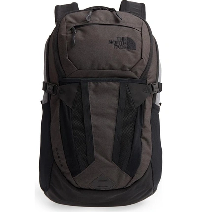 The North Face Recon Backpack In Dark Grey Heather