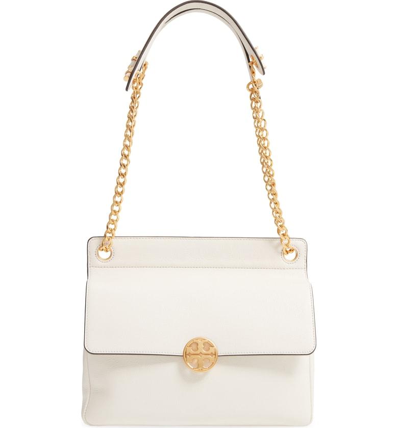 chelsea flap leather shoulder bag