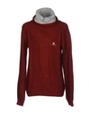 Pierre Balmain Turtleneck In Brick Red