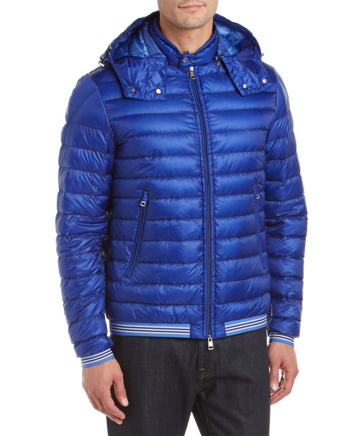 Moncler Vidal Quilted Down Jacket In Blue | ModeSens