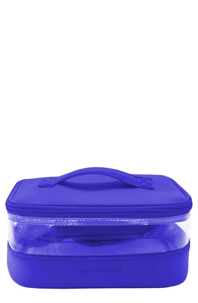 Mytagalongs Clear Train Case In Cobalt