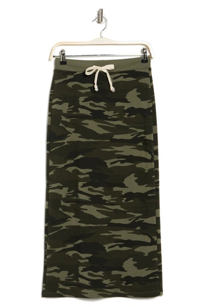 Camouflage knit skirt best sale