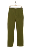 14th & Union Wallin Regular Fit Non-iron Pants In Green Cypress