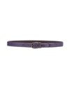 Dolce & Gabbana Leather Belt In Purple