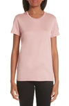 Moncler Soft Logo T-shirt In Blush