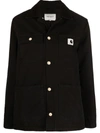 Carhartt Michigan Cotton Shirt Jacket In Black