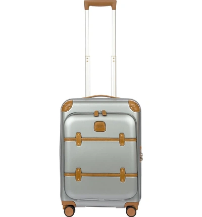 Bric's Bellagio 2.0 21-inch Rolling Carry-on - Metallic In Silver