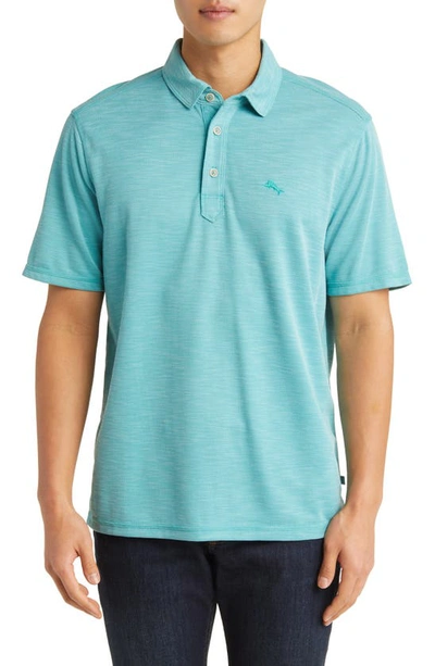 Tommy Bahama Le Cruz Point Polo In Blue Freeze