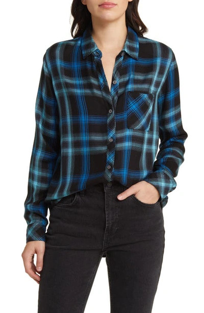 Rails Hunter Plaid Button-up Shirt In Black