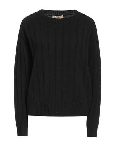 Gentryportofino Woman Sweater Black Size 8 Cashmere