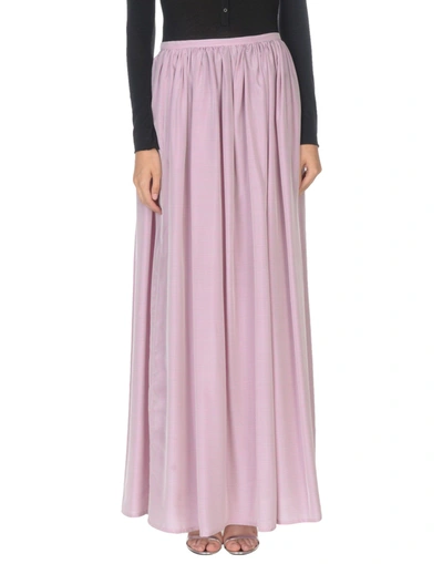 Thierry Colson Maxi Skirts In Pink