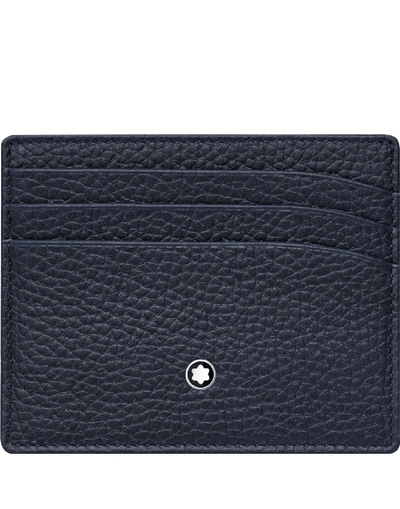 Montblanc Document Holder In Dark Blue