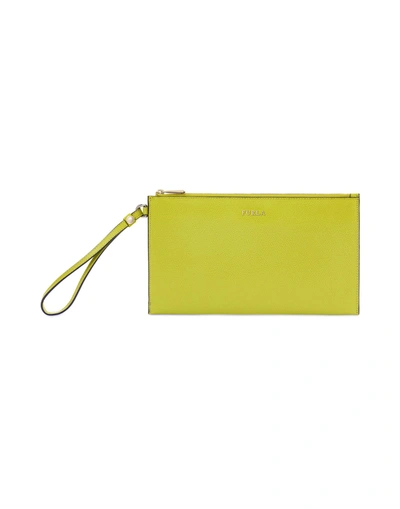 Furla Pouch In Acid Green