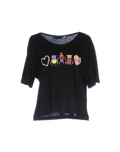 Love Moschino T-shirt In Black