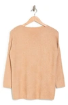 Renee C Boat Neck Pullover Sweater In Taupe