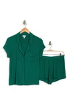 Nordstrom Rack Tranquility Shortie Pajamas In Green Verdant