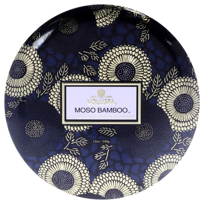 Voluspa 3 Wick Tin Candle - Moso Bamboo By  For Unisex - 12 oz Candle