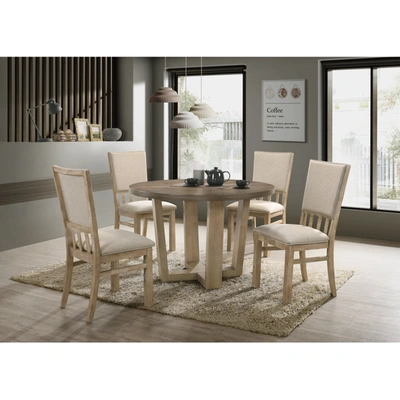 Simplie Fun Dining And Kitchen Set In Solid Wood+mdf