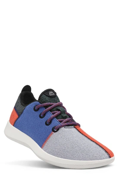 Allbirds Patchwork Wool Runner Sneaker In Multi-color/ Blizzard