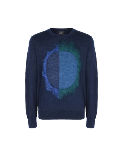 Ps By Paul Smith Sweaters In Dark Blue