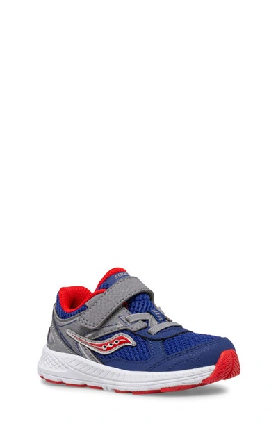 Saucony Kids' Cohesion Sneaker In Navy/ Red