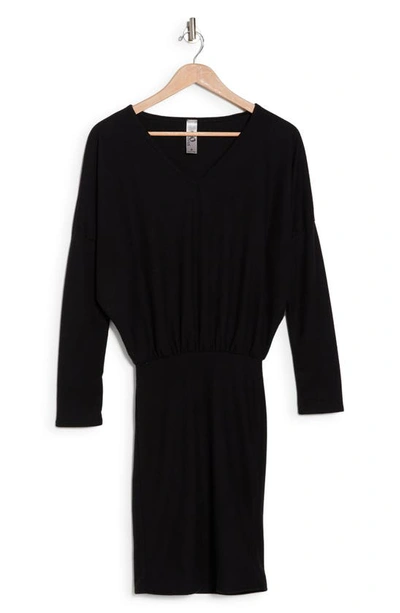 Go Couture Long Sleeve Sweater Dress In Black