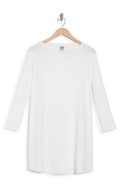 Go Couture Long Sleeve Sweater Dress In Ivory