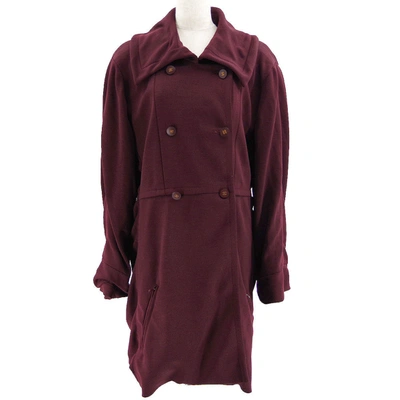 Pre-owned 1998 Fall Ruched-detail Midi Coat #40 - In Default Title
