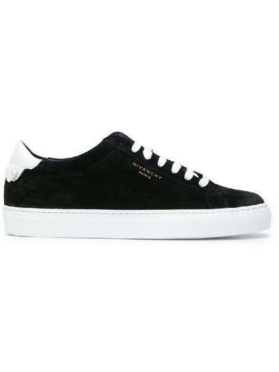 Givenchy Urban Knots Suede Sneakers In Black