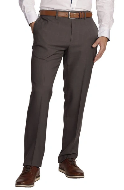 Tailorbyrd Straight Leg Dress Pants In Charcoal Grey