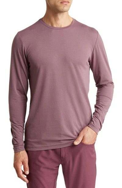 Travismathew The Crew Long Sleeve T-shirt In Flint