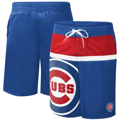 G-iii Sports By Carl Banks Royal Chicago Cubs Sea Wind Swim Shorts