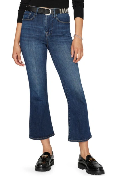 Frame Le One Crop Mini Bootcut Organic Cotton Blend Jeans In Hanbury