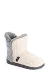 Muk Luks Cheyenne Indoor/outdoor Slipper In Blue/ Ivory