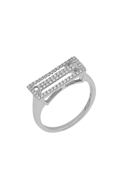 Bony Levy Diamond Stack Ring In 18k White Gold