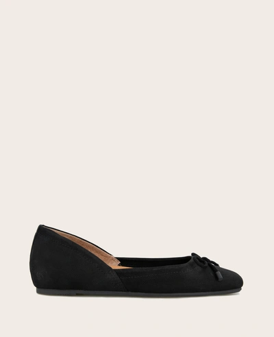 Gentle Souls Sailor Suede Ballet Flat In Black