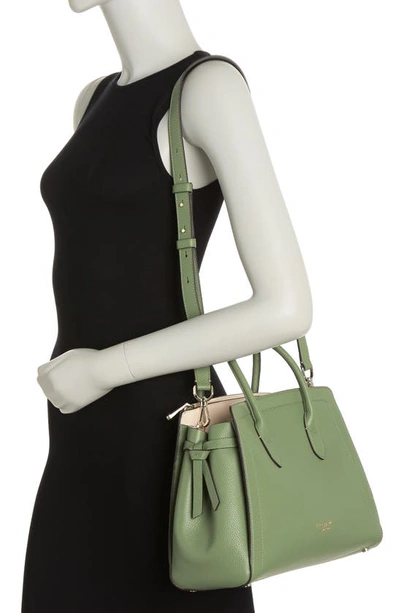 Kate Spade Knott Large Leather Satchel In Romaine