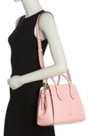 Kate Spade Knott Large Leather Satchel In Coral Gable