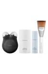 Nuface Mini+ Smart Petite Facial Toning Device Kit In Black