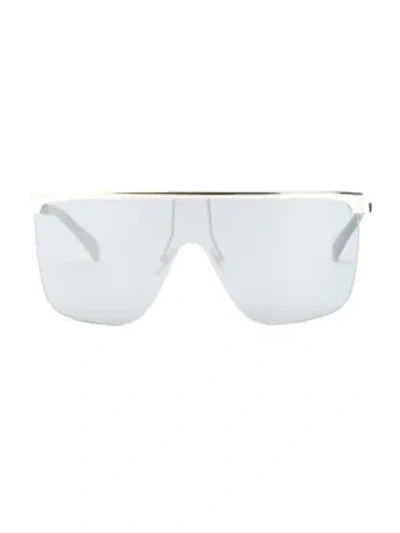 Givenchy Gv 7117/s Shield Sunglasses In Black Mirror
