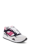 Saucony Shadow 6000 Essential Sneaker In Gray/ Pink