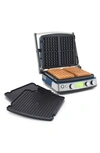 Greenpan Elite Ceramic Nonstick Multi Grill/griddle/waffle Maker In Oxford Blue