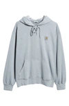 Carhartt Vista Logo Patch Hoodie In Mirror Garment Dyed