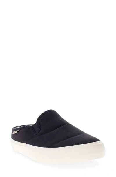 Staheekum Everyday Quilted Faux Fur Lined Mule In Black